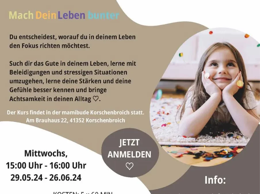 29.05.2024 Resilienztraining für Mädchen 7- 10 Jahre in Korschenbroich