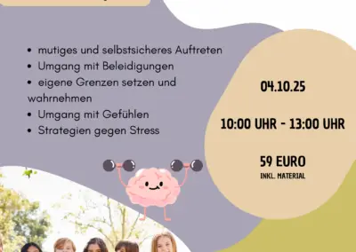 04.10.2025 RESILIENZTRAINING LÖWENSTARKKINDER 7 – 10 JAHRE