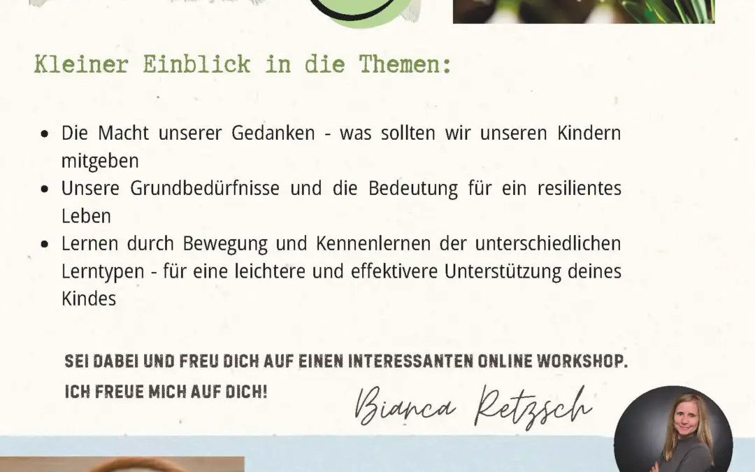 03.03.2026 Online-Workshop – Resilienz für Mütter