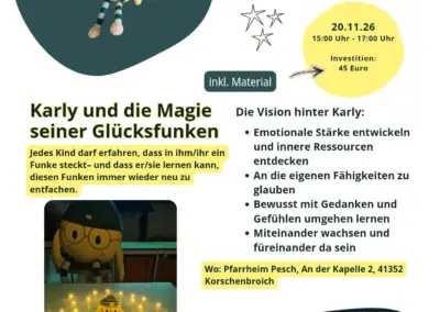 20.11.2026 Karly und die Magie seiner Glücksfunken